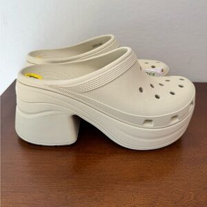 NWT CROCS Siren Platform Heeled Clog - Womens Size 11